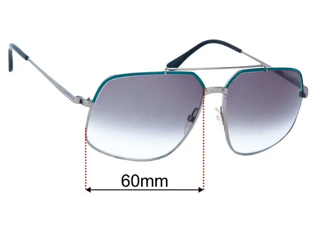 Tom Ford Ronnie TF439 60mm Replacement Lenses